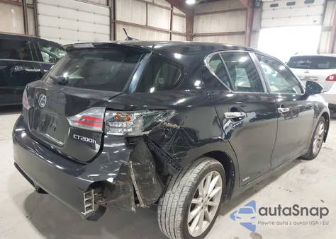 2011 Lexus Ct 200H Premium from USA, damaged, VIN JTHKD5BH9B2032013